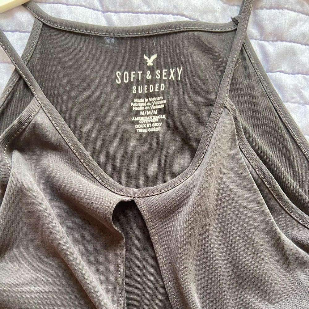 American Eagle Keyhole Tee
